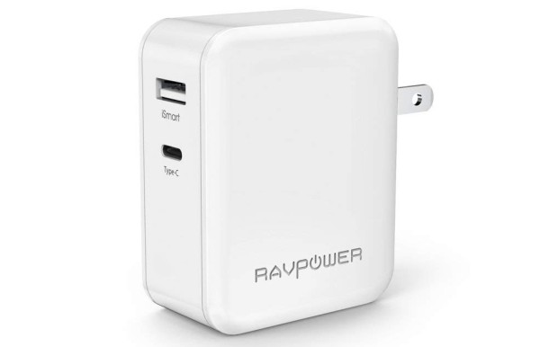 18-watt USB-C PD wall charger for iPhone Xs, X