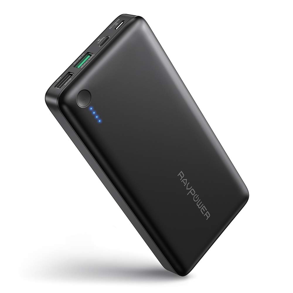 RAVPower USB C Portable Charger with Quickcharge 3.0