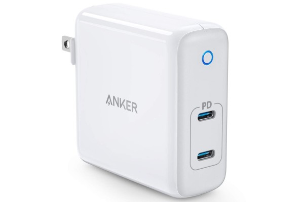 Dual USB-C Port PD Charger for iPhone 12