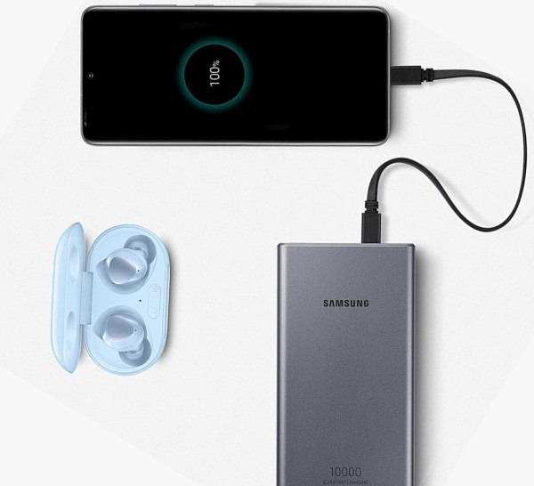 25-watt PPS USB-C powerbank for Samsung Galaxy S20 Ultra