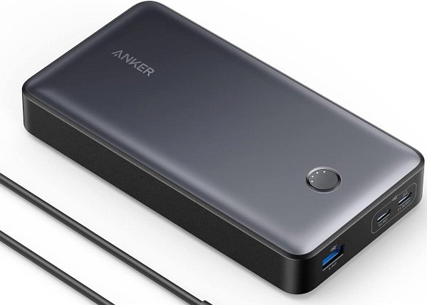 Anker powerbank with two usb-c ports
